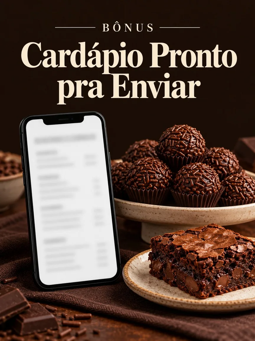Capa do bônus Cardápio pronto pro WhatsApp